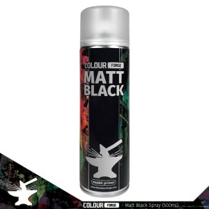 Colour Forge Spray: Matt Black (500ml) 1