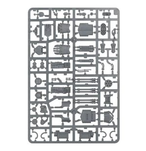 Legions Imperialis: Reaver Gatling Blaster, Power Fist, Laser Blaster and Apocalypse Missile Launcher Weapons Sprue 1